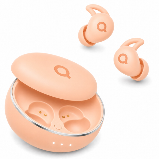 Aur Sleep Earbuds - pastel orange